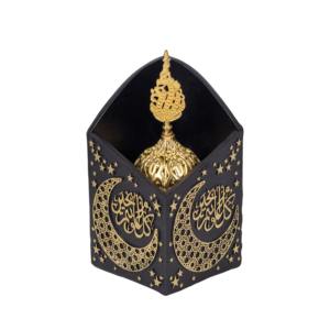 Brûleur d'encens arabe moderne senteurs essentielles fabricant de fournisseur indien magnifiquement conçu métal/céramique écologique - Product Image 3