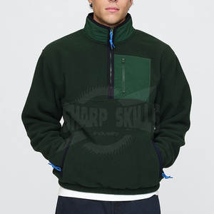 Sweat-shirt en molleton sherpa à capuche, service OEM, 100% coton, anti-froissement, sur mesure, vêtements d'hiver pour hommes - Product Image 2