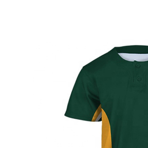 Maillot de baseball vintage à sublimation personnalisée pour hommes, maille boutonnée, jeunes, vêtements de baseball et de softball bicolores, chemise et haut - Product Image 4