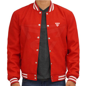 Lettermen à capuche sur mesure High Street Style veste hommes confortable taille adulte manches longues col montant vente de saison d'hiver - Product Image 1
