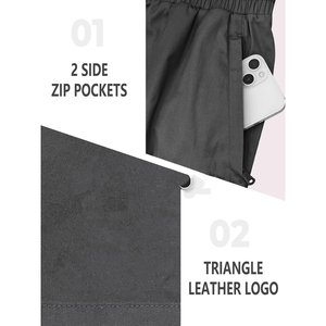 Impression de haute qualité conception vierge personnalisée Short de jogging coupe-vent en nylon qualité personnalisée hommes Streetwear Shorts pour hommes - Product Image 5