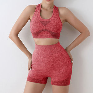 ชุดชั้นในและกางเกงสำหรับออกกำลังกายหรือออกกำลังกายสไตล์รัดรูปชุดสั้นสำหรับใส่เล่นโยคะออกกำลังกาย - Product Image 5