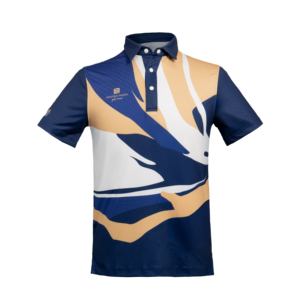 Camisa Casual de Manga Corta para Hombre con Estampado Personalizado, Tejido de Punto Elástico en 4 Direcciones, Secado Rápido, para Golf, OEM/ODM de Vietnam, Venta al Por Mayor, Pedidos al Por Mayor - Product Image 2