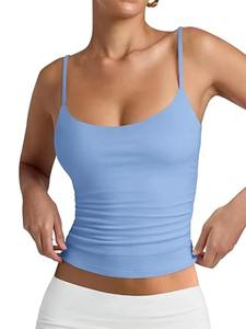 Nouveau femmes Style bas col rond gilet réglable débardeur été haut sans manches de chine grande surface origines - Product Image 4