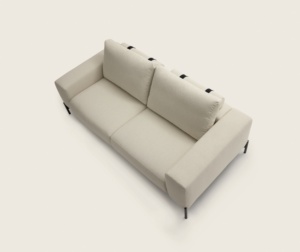 Thiết kế hiện đại Ba chỗ ngồi tuyến tính <span class=keywords><strong>sofa</strong></span> với chất <span class=keywords><strong>l</strong></span>ượng cao ý vải Bìa Ánh sáng màu xanh <span class=keywords><strong>l</strong></span>á cây cho căn hộ hoặc biệt thự và trung tâm mua sắm - Product Image 3