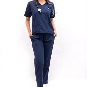 Y Tế Đồng Phục Phụ Nữ Và Người Đàn Ông Tẩy Tế Bào Chết Đặt Y Tế Tẩy Tế Bào Chết Hàng Đầu Và Quần - Product Image 1