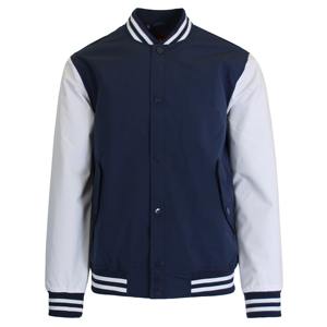 Chaqueta Bomber Universitaria de Camuflaje con Mangas de Cuero, Directo de Fábrica, Unisex, OEM Personalizado, Estilo Retro de Primavera, Béisbol Universitario - Product Image 4