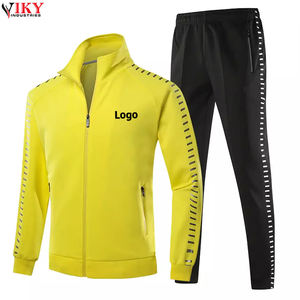 ชุดวอร์มสำหรับผู้ชายชุดวิ่งออกกำลังกายแบบมีซิปชุดวอร์มออกแบบโลโก้ได้ตามต้องการชุดวอร์มสำหรับผู้ชายโดย viky IND - Product Image 4