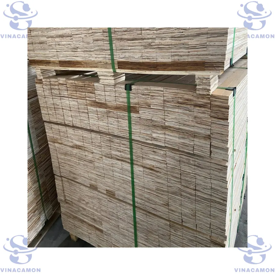 Fornecimento do Vietnã de madeira compensada LVL de bom preço e alta qualidade para fazer moldura de sofá, paletes e ripas de cama