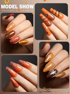 RONIKI Gel <span class=keywords><strong>Vernis</strong></span> À Ongles Brun Terre Café Couleur Série <span class=keywords><strong>Semi</strong></span> <span class=keywords><strong>Permanent</strong></span> UV Gel Chocolat Automne Hiver Nail Art Gel <span class=keywords><strong>Vernis</strong></span> - Product Image 4