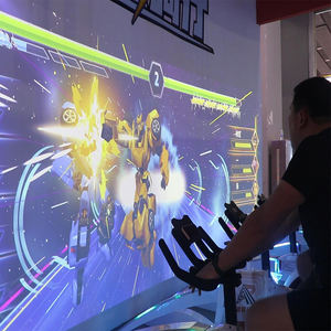 Juegos Infantiles, Pared Interactiva, Equipo de Juego de Ciclismo Interactivo Inteligente con Proyección, Bicicleta de Fitness para Gimnasios Comerciales - Product Image 3