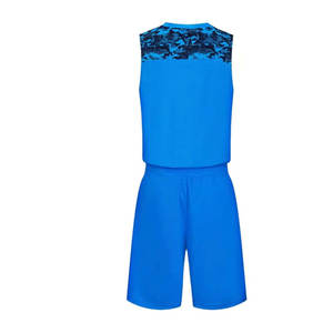 Pakistan Made <b>Top</b> Embroidered <b>Basketball</b> Uniform Custom Design Sleeveless Printed <b>Men</b> <b>Basketball</b> Uniform for Sale OEM Service - Product Image 3