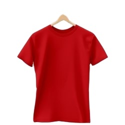T-shirt pour homme uni, manches courtes, col rond, décontracté, très vendu, prix bas, 100% coton, orienté export, logo et design personnalisés - Product Image 2