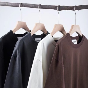 Haute qualité unisexe 260 Gsm TShirt hommes blanc surdimensionné col rond T-shirt personnalisé poids lourd T-shirt pour hommes livraison DDP - Product Image 3