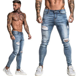 Pantalones Vaqueros Elásticos de Mezclilla para Hombre, Diseño Nuevo, Ajustados, de Moda, para Uso en Exteriores - Product Image 6