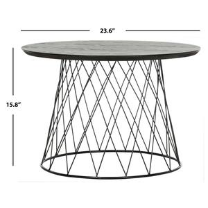 Mesa de Centro Moderna y Ecológica de Alambre de Hierro con Tapa de Madera para Sala de Estar, Hoteles y Bares, Gran Venta - Product Image 4