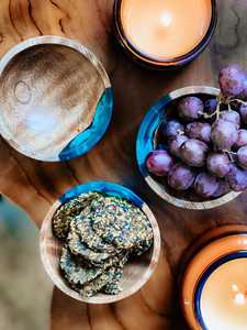 Ensaladera de resina pulida de primera calidad, duradera, ligera, diseño moderno, utensilios de cocina, apto para lavavajillas para fiestas en casa, uso diario - Product Image 3