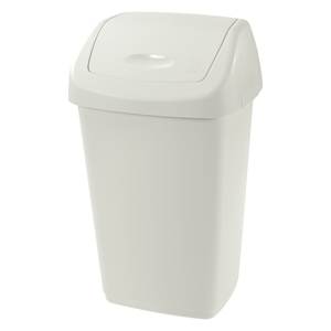 Cubo de Basura con Tapa Abatible AURORA de 9 Litros en Blanco, Modelo 8101386112 para Tontarelli - Product Image 1