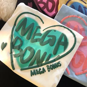 Venta al por mayor 100% algodón cuello redondo Mujer camiseta transpirable Premium Slim Boxy Fit 3D gráfico Crop diseño para el verano desgaste - Product Image 6