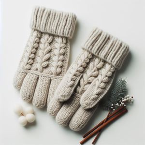 Gants d'hiver isolés luxueux en laine mérinos pour une chaleur et un confort inégalés - Product Image 4