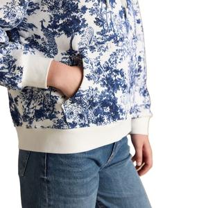 Sudaderas con Capucha para Mujer de Alta Calidad, 100% Algodón Felpa, Diseño Floral Personalizado, Impresión Digital, Ropa Casual de Invierno, Precios al por Mayor - Product Image 4