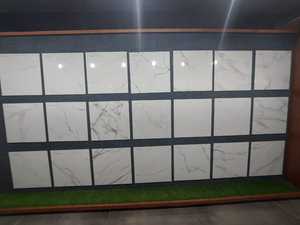 Azulejos de porcelana brillante de diseño italiano 600x600mm aspecto de piedra de mármol azulejos de superficie mate - Product Image 5