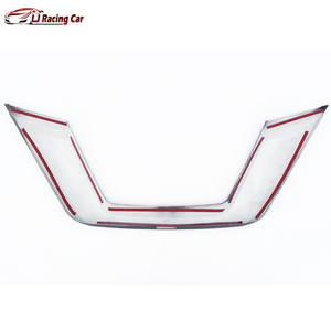 ชุดแต่งรถแบบคาร์บอน ABS ชุดกระจังหน้ากันชนรถสติกเกอร์ฝาครอบกระจังหน้าสำหรับ Nissan <span class=keywords><strong>Rogue</strong></span> <span class=keywords><strong>xtrail</strong></span> T32 2014-2020 - Product Image 4