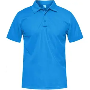 hochwertiges individuelles logo 1/4 knopf sublimation 180 gsm baumwolle polo-shirt polo-shirt golfbekleidung kragen-t-shirt