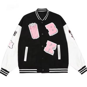 Custom <b>Vintage</b> Inspired Men's <b>Varsity</b> <b>Jacket</b> with Chenille Front Letter and Snap Button Closure Perfect <b>Varsity</b> <b>jacket</b> for men - Product Image 5