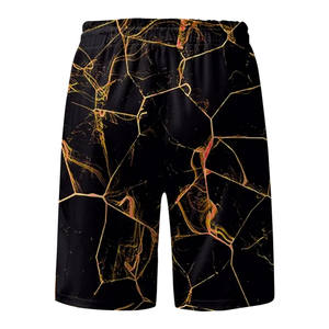 กางเกงขาสั้นเล่นกีฬาของผู้ชายกางเกงขาสั้นผ้าโพลีเอสเตอร์พิมพ์ซับลิเมชันสำหรับ100% ขนาดใหญ่พิเศษสำหรับฤดูร้อน - Product Image 6