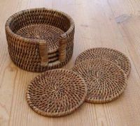Sous-verres personnalisés 2026 en MDF avec poignée métallique – Écologiques, luxueux, élégants et modernes – Sets de tapis de table de cuisine
