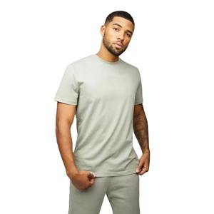 Top vente hommes T-Shirt décontracté été mode t-shirts chemises vêtements de sport Muscle Fit col rond T-shirt pour hommes 100% coton Streetwear - Product Image 1
