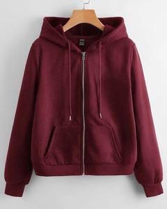 Sweatshirts courts personnalisés unisexes en éponge lourde à épaules tombantes avec fermeture à glissière imprimés à l'acide sweats à capuche pour hommes - Product Image 6