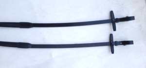 Productos ecuestres de India Riendas para eventos de cuero de alta calidad con tapones de agarre suave y manual Carreras de caballos - Product Image 4