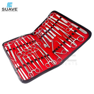 Kit básico de tijeras, fórceps, porta agujas, mango de bisturí, instrumentos quirúrgicos todo en uno de SUAVE SURGICAL INSTRUMENTS - Product Image 6