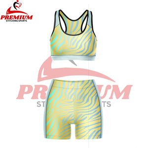 Top Deportivo Corto para Mujer, Ropa de Yoga, Shorts Elásticos de Spandex, Top Deportivo Personalizado - Product Image 4