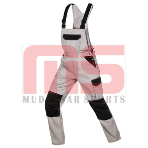 Mono DE SEGURIDAD personalizado para hombre, pantalones con babero de carga con múltiples bolsillos, ropa de trabajo de lona duradera resistente al aceite, suministro directo de fábrica - Product Image 2