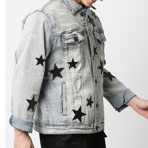 เสื้อแจ็กเก็ตยีนส์สำหรับผู้ชายเสื้อแจ็คเก็ตยีนส์ลำลอง - Product Image 2