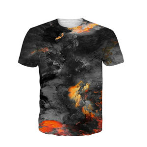 Top tendances hommes impression personnalisée sérigraphie formelle 100% coton à manches courtes coupe ample qualité supérieure respirant T-Shirt - Product Image 4