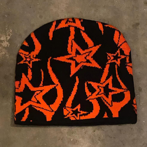 Sombreros de invierno de punto acrílico personalizados de alta calidad Logo Premium Cachemira lana Mea Culpa Jacquard Mohair Beanie Designer Collection - Product Image 1