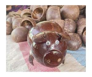 COCONUT SHELL <b>MONKEY</b> SCULPTURE FOR BULK EXPORT, COCONUT SHELL <b>MONKEY</b> ORNAMENT FOR UNIQUE LIVING SPACE AND FEEL THE LOCAL SOUL - Product Image 4