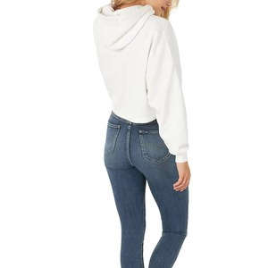 Sudadera corta para mujer, con logotipo personalizado, precio de proveedor al por mayor - Product Image 4