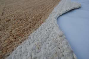 Alfombra de yute hecha a mano Alfombra de yute trenzada Alfombra sostenible Alfombra tejida a mano para sala de estar y dormitorio - Product Image 4