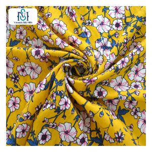 Tissu en mousseline de soie à bulles de polyester 100%, tissu en mousseline de soie crêpe perlée, tissu en mousseline de soie pour robe de dame - Product Image 3