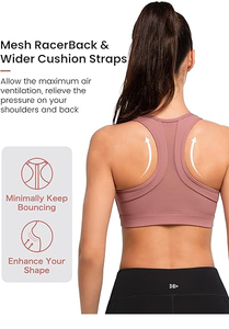 Soutien-gorge de sport à double couche personnalisé pour femmes Nouvelle arrivée Soutien-gorge de sport pour femmes de haute qualité à vendre Bon prix Fitness - Product Image 4