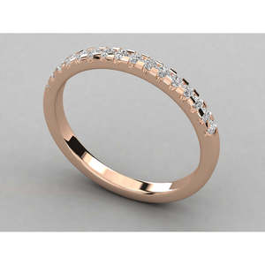 Bague pour femme en diamant de culture - Or 9 carats - Product Image 5