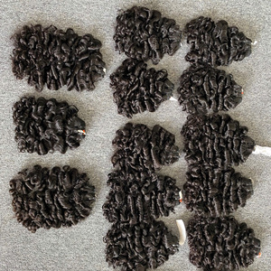 Extensiones de cabello humano vietnamita rizado birmano - Product Image 3