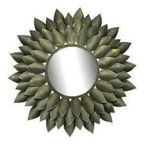 Good Selling Iron <b>Mirror</b> Art <b>Irregular</b> Circular Living Room Metal Frame Wall <b>Mirror</b> Decor Christmas Vintage Luxury Space Casual - Product Image 1