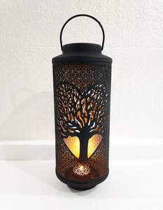 Festival nuevo hecho a mano linterna grabado hierro hogar decorativo sala de estar portavelas de Metal Fabricante Mayorista proveedor - Product Image 2