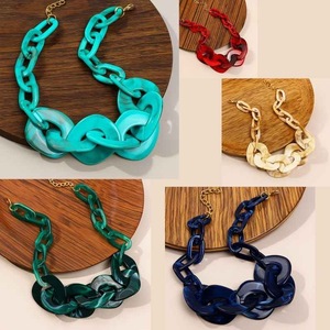 Collar de resina, accesorio de joyería atrevido y llamativo para quienes buscan la moda moderna, alta calidad - Product Image 6